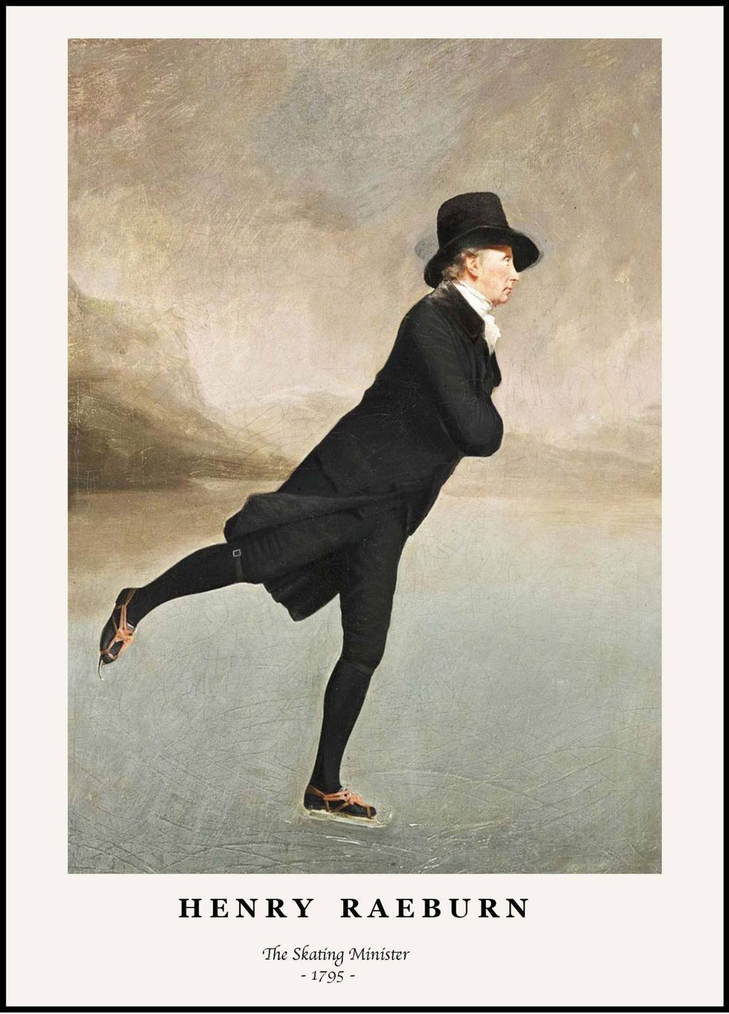 "Henry Raeburn - The Skating Minister Poster"