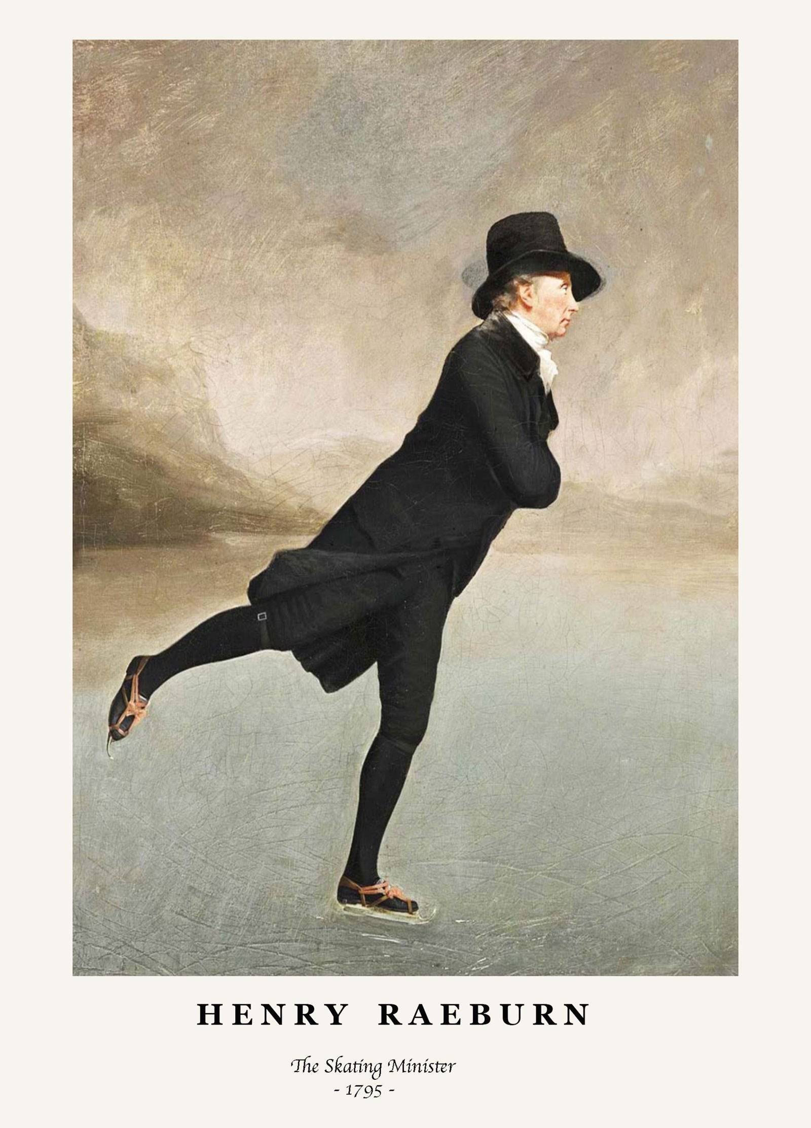 "Henry Raeburn - The Skating Minister Poster"