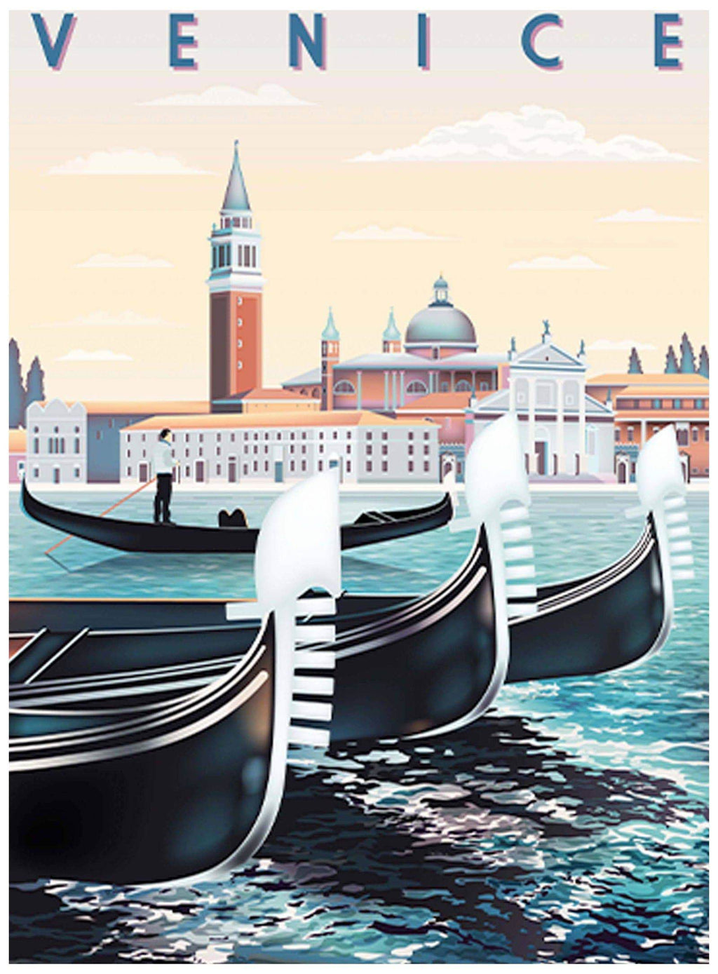 "Venice Travel Poster - Hakyarts"
