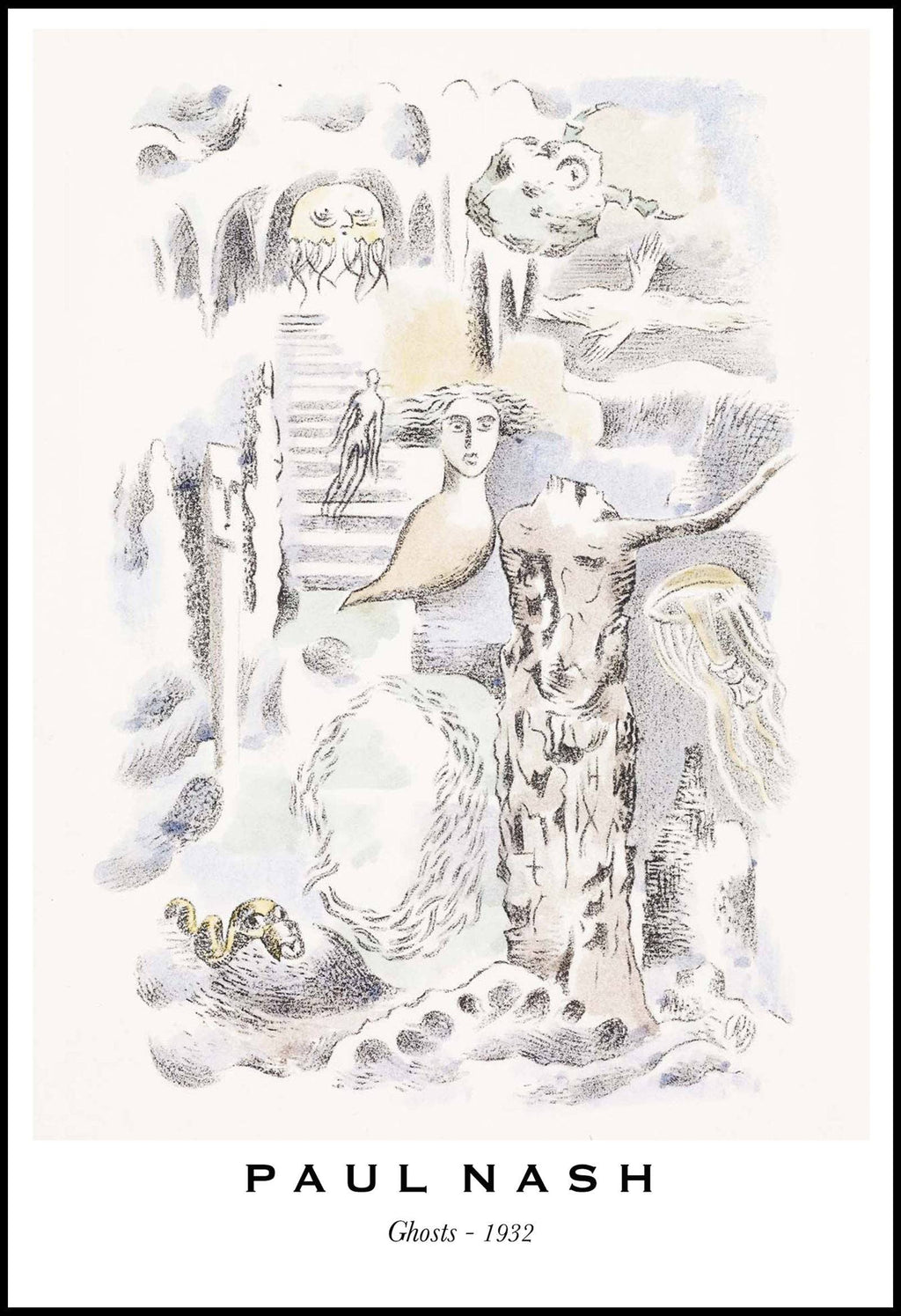 "Paul Nash - Ghosts Poster"