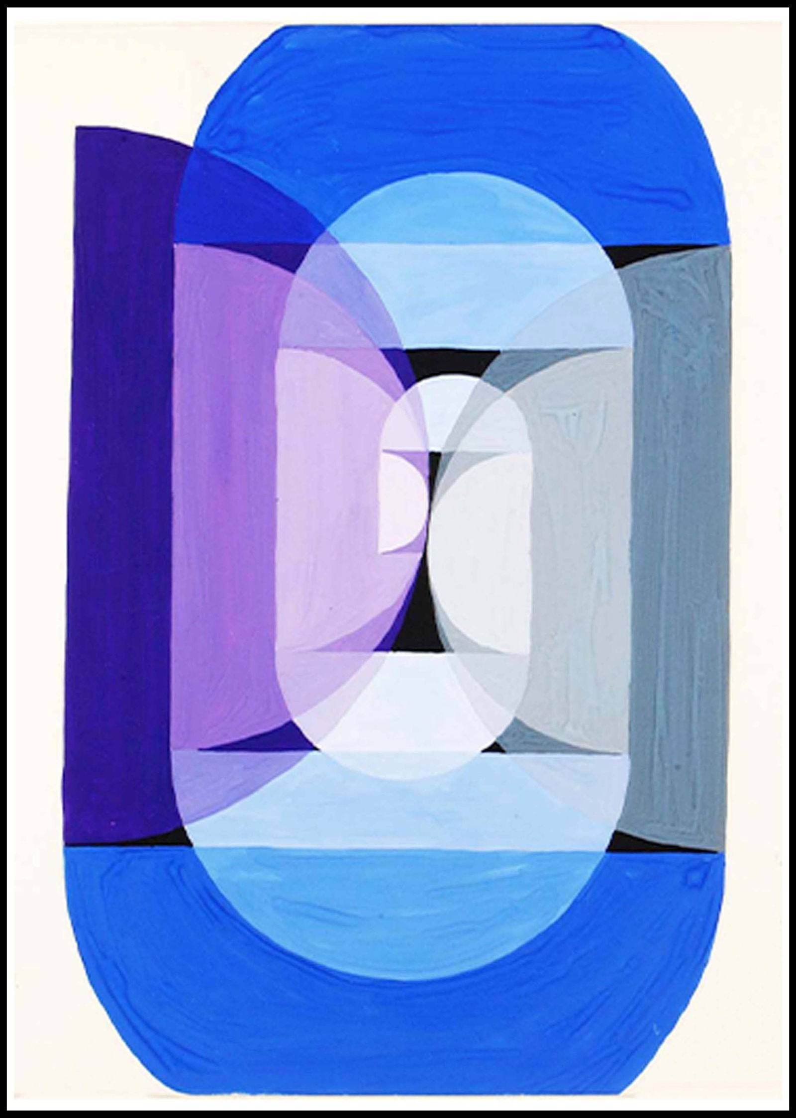 "Joseph Schillinger - Blue Gray Violet Wheel - Hakyarts"