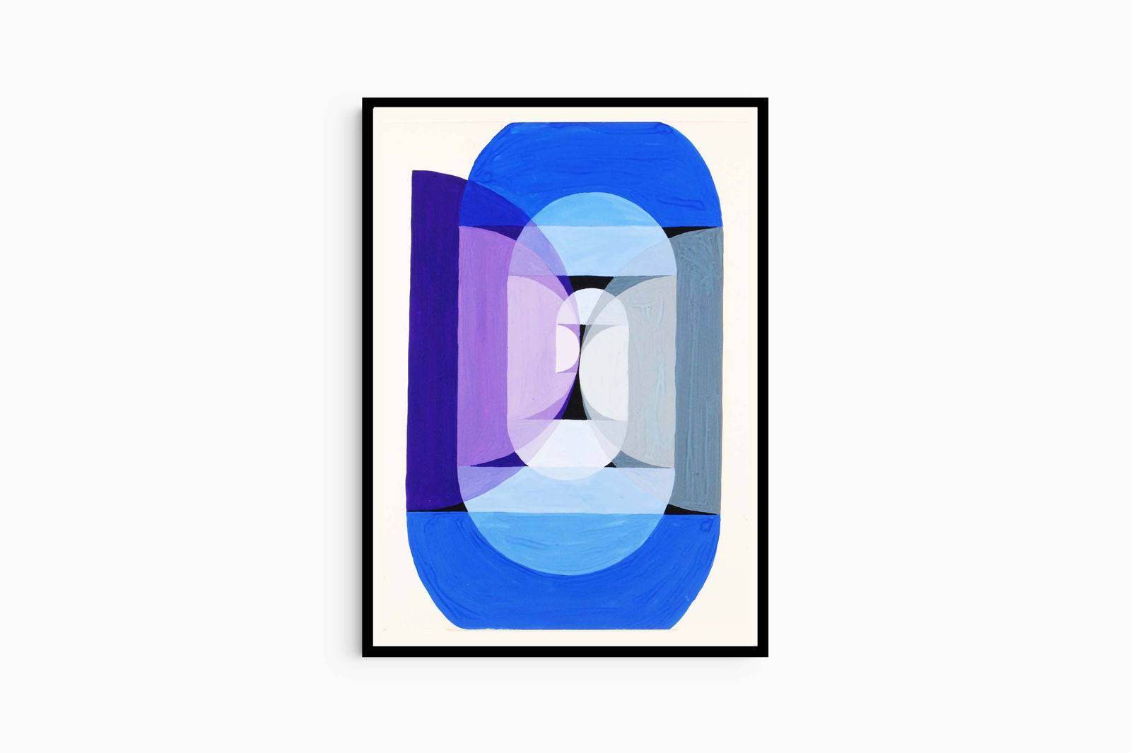 "Joseph Schillinger - Blue Gray Violet Wheel - Hakyarts"