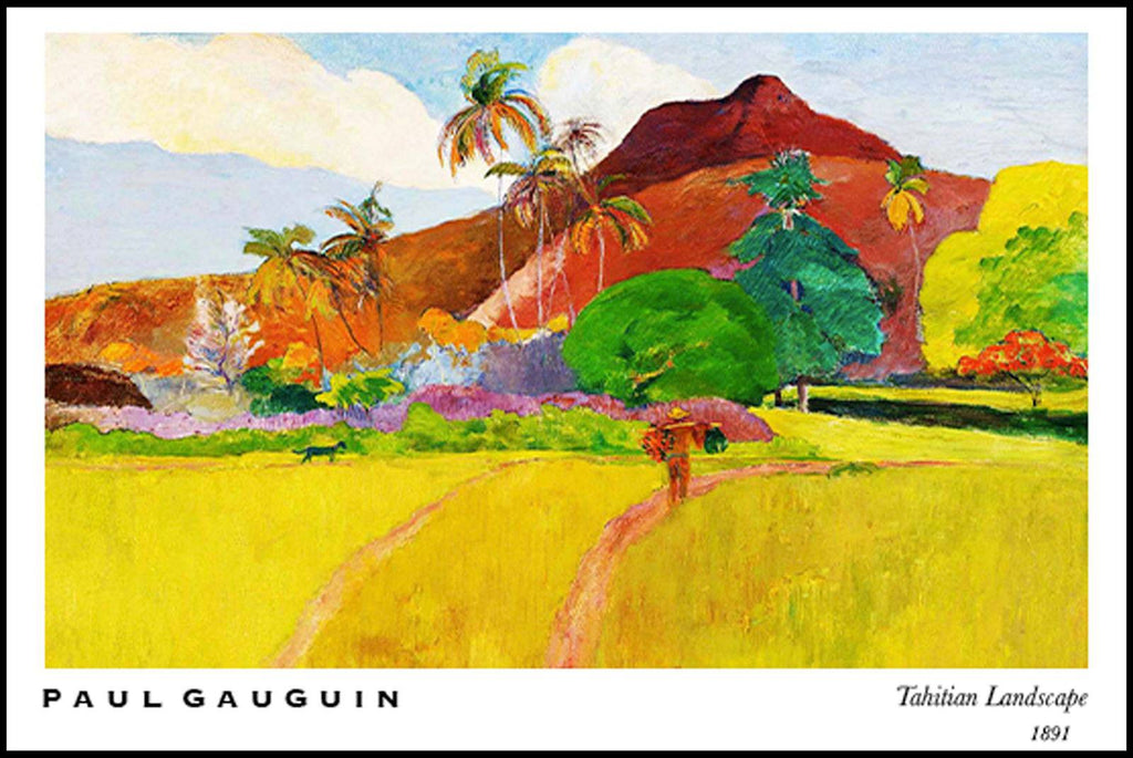 "Paul Gauguin - Tahitian Landscape No 2 Poster"