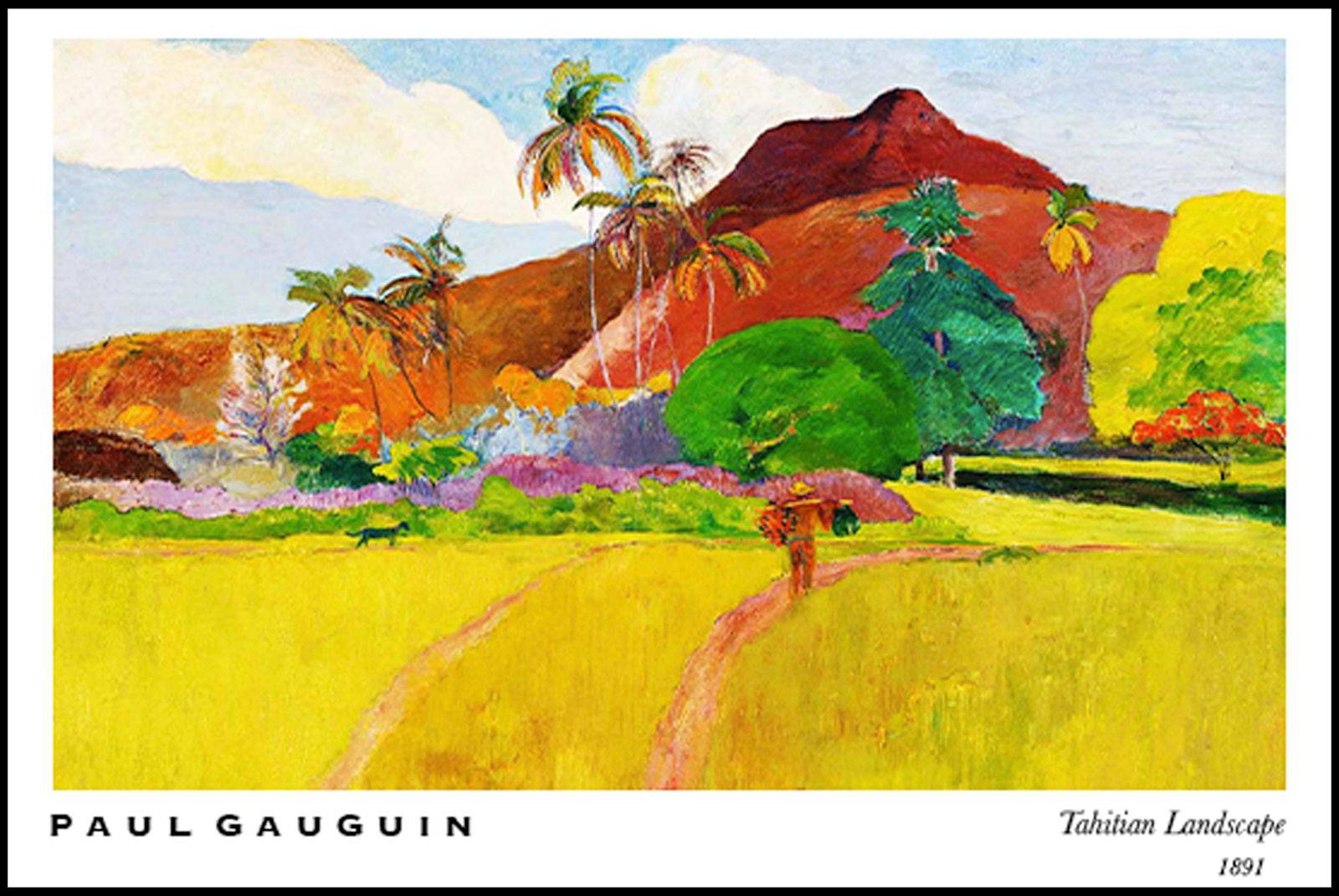 "Paul Gauguin - Tahitian Landscape No 2 Poster"