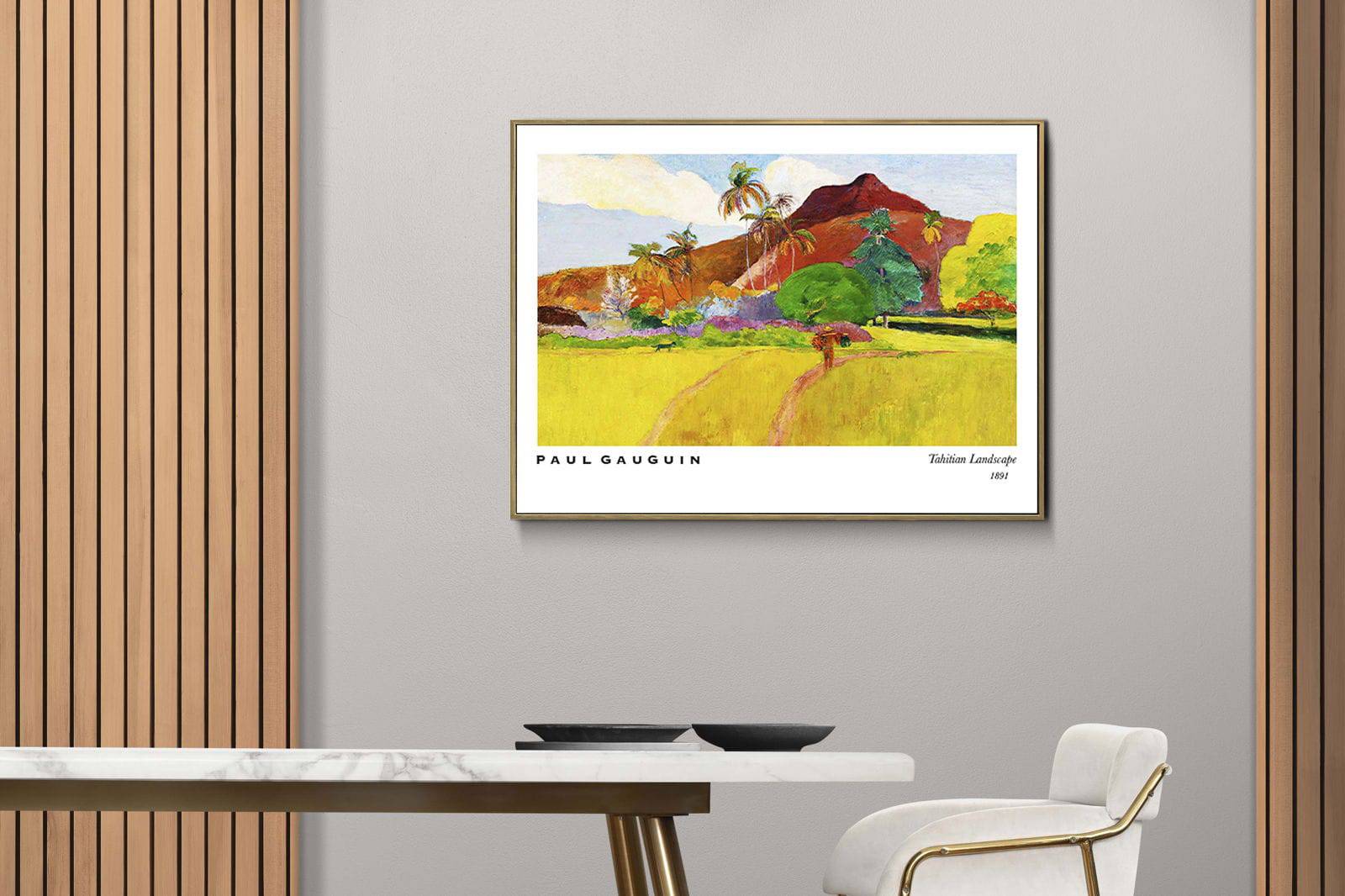 "Paul Gauguin - Tahitian Landscape No 2 Poster"
