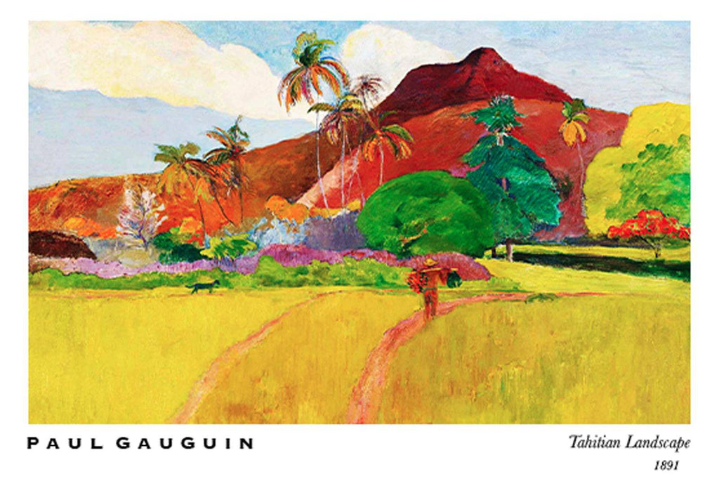 "Paul Gauguin - Tahitian Landscape No 2 Poster"