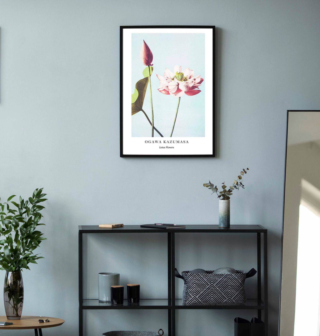 "Ogawa Kazumasa - Lotus Flowers Poster - Hakyarts"