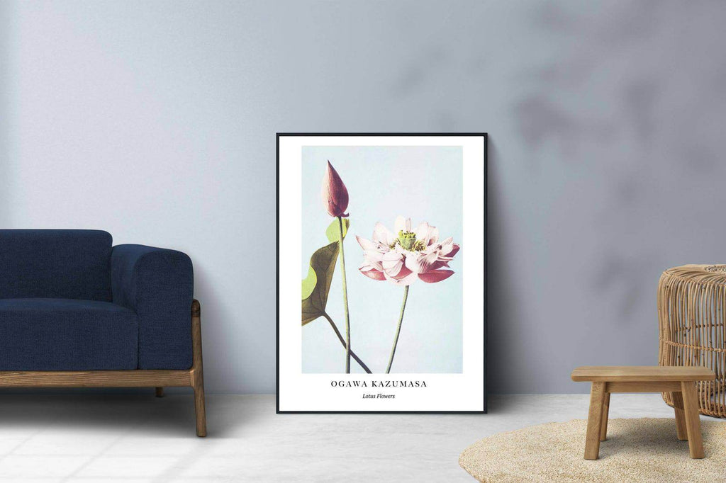 "Ogawa Kazumasa - Lotus Flowers Poster - Hakyarts"