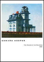 "Edward Hooper - The House At The Railroad Poster"