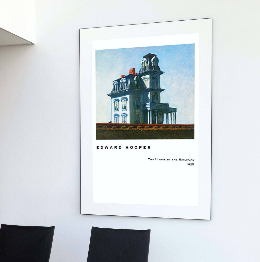 "Edward Hooper - The House At The Railroad Poster"