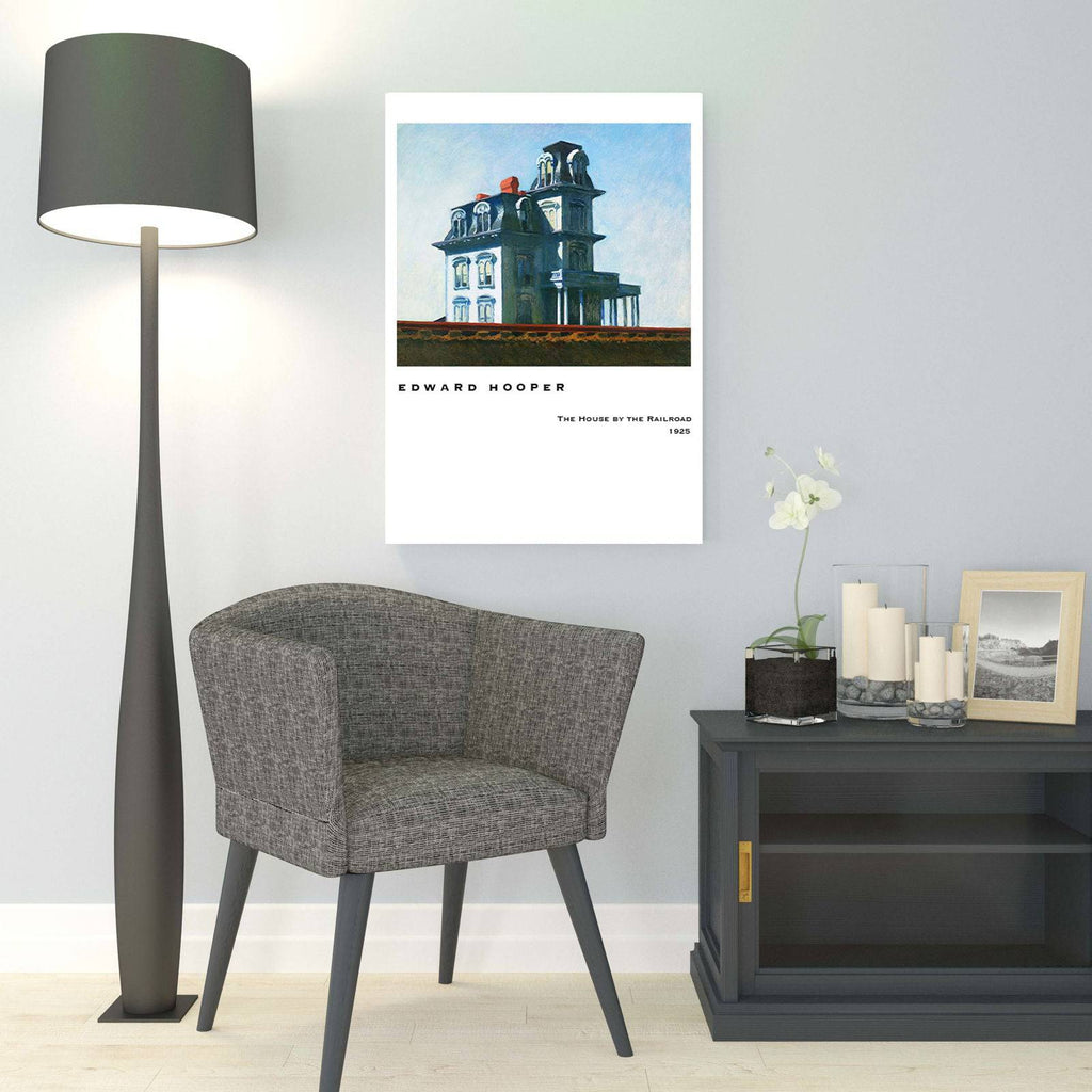 "Edward Hooper - The House At The Railroad Poster"