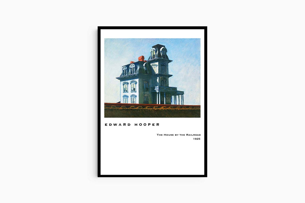 "Edward Hooper - The House At The Railroad Poster"