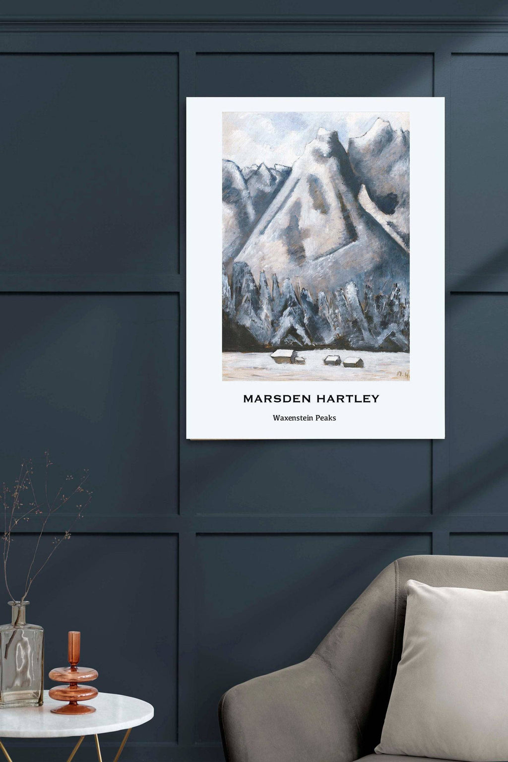 "Marsden Hartley - Waxenstein Peaks Poster"