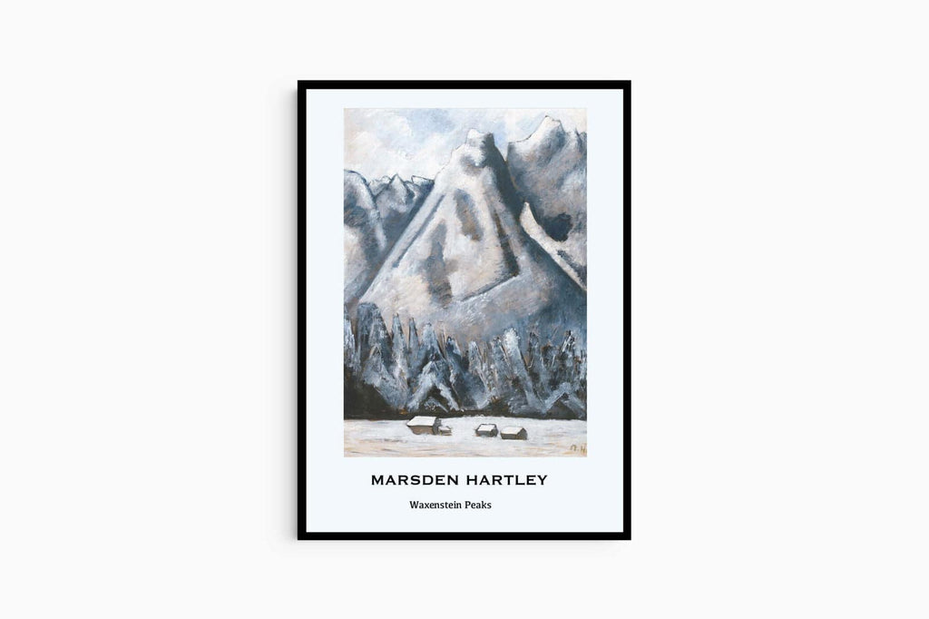 "Marsden Hartley - Waxenstein Peaks Poster"