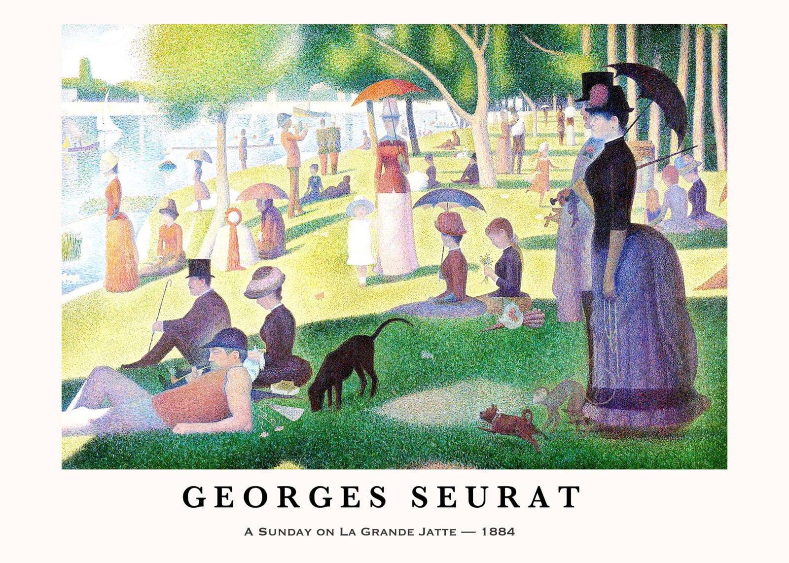 "Georges Seurat - A Sunday on La Grande Jatte Poster"
