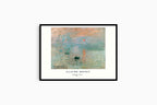 "Claude Monet - Impression, Sunrise Poster"