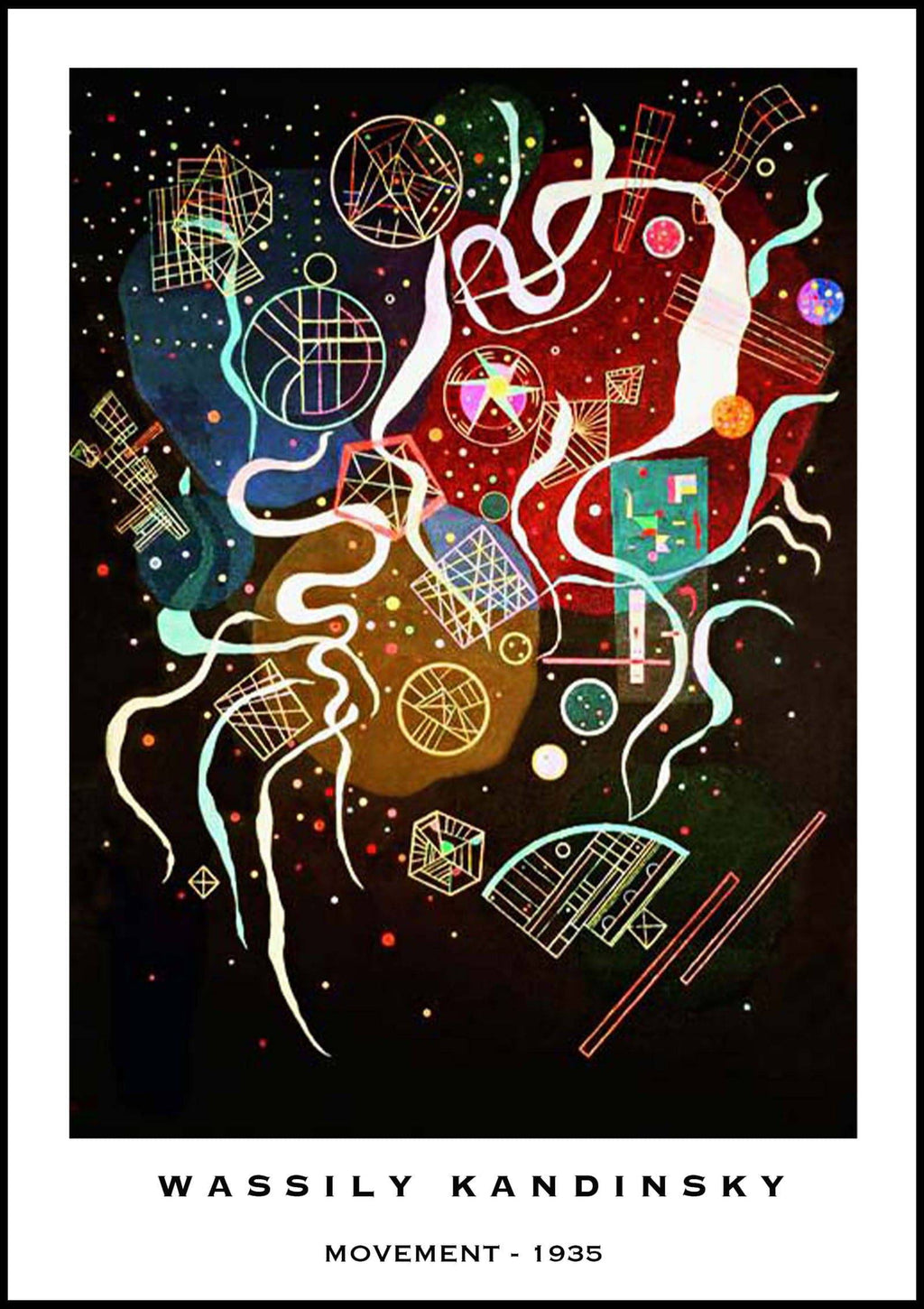 "Wassily Kandinsky - Movement Poster"