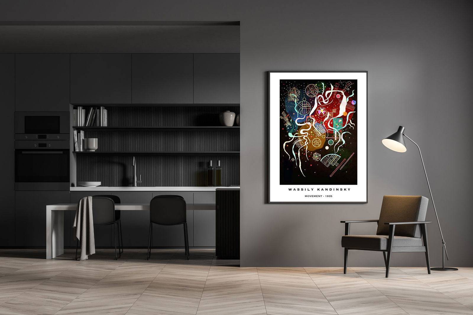 "Wassily Kandinsky - Movement Poster"