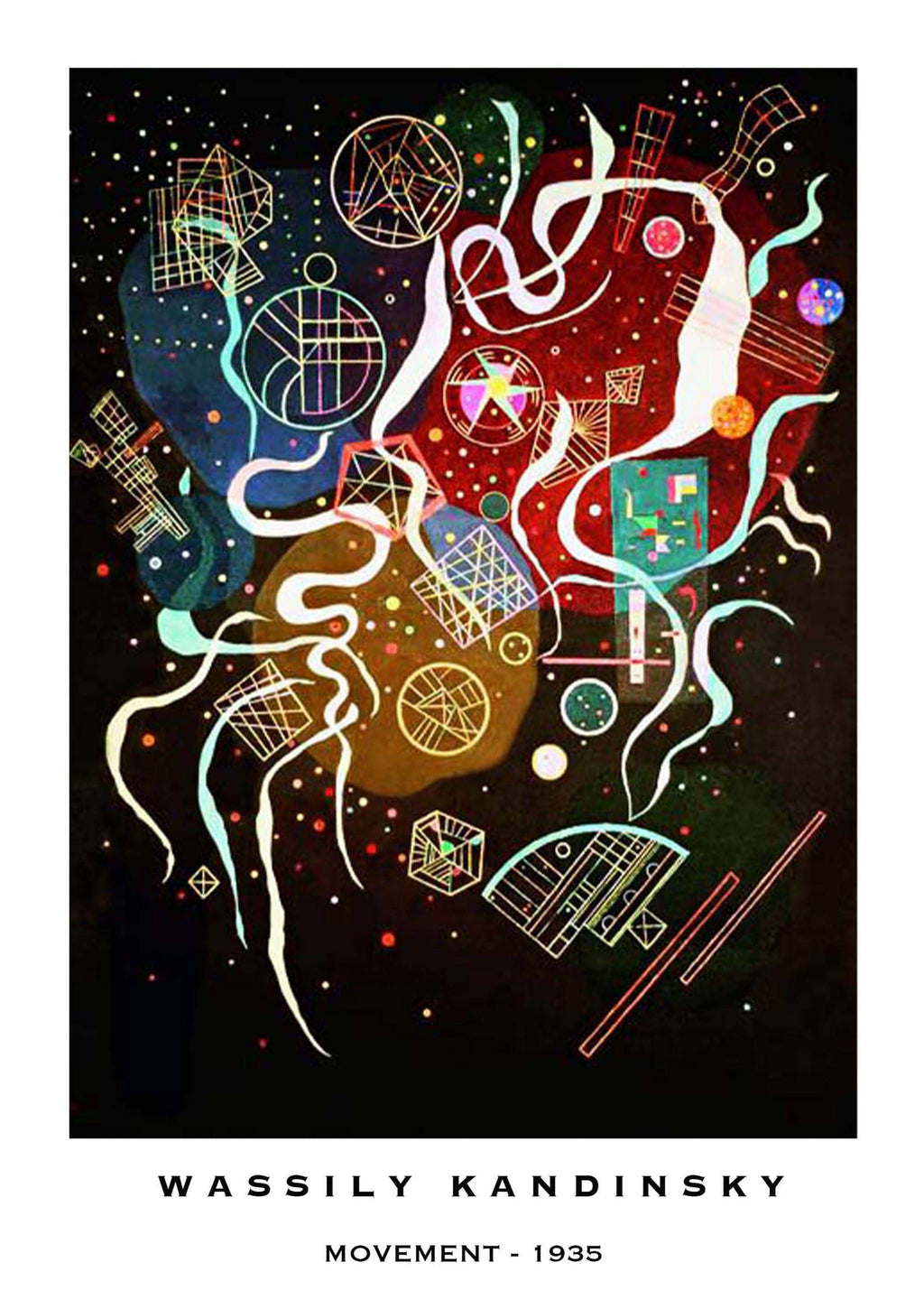 "Wassily Kandinsky - Movement Poster"