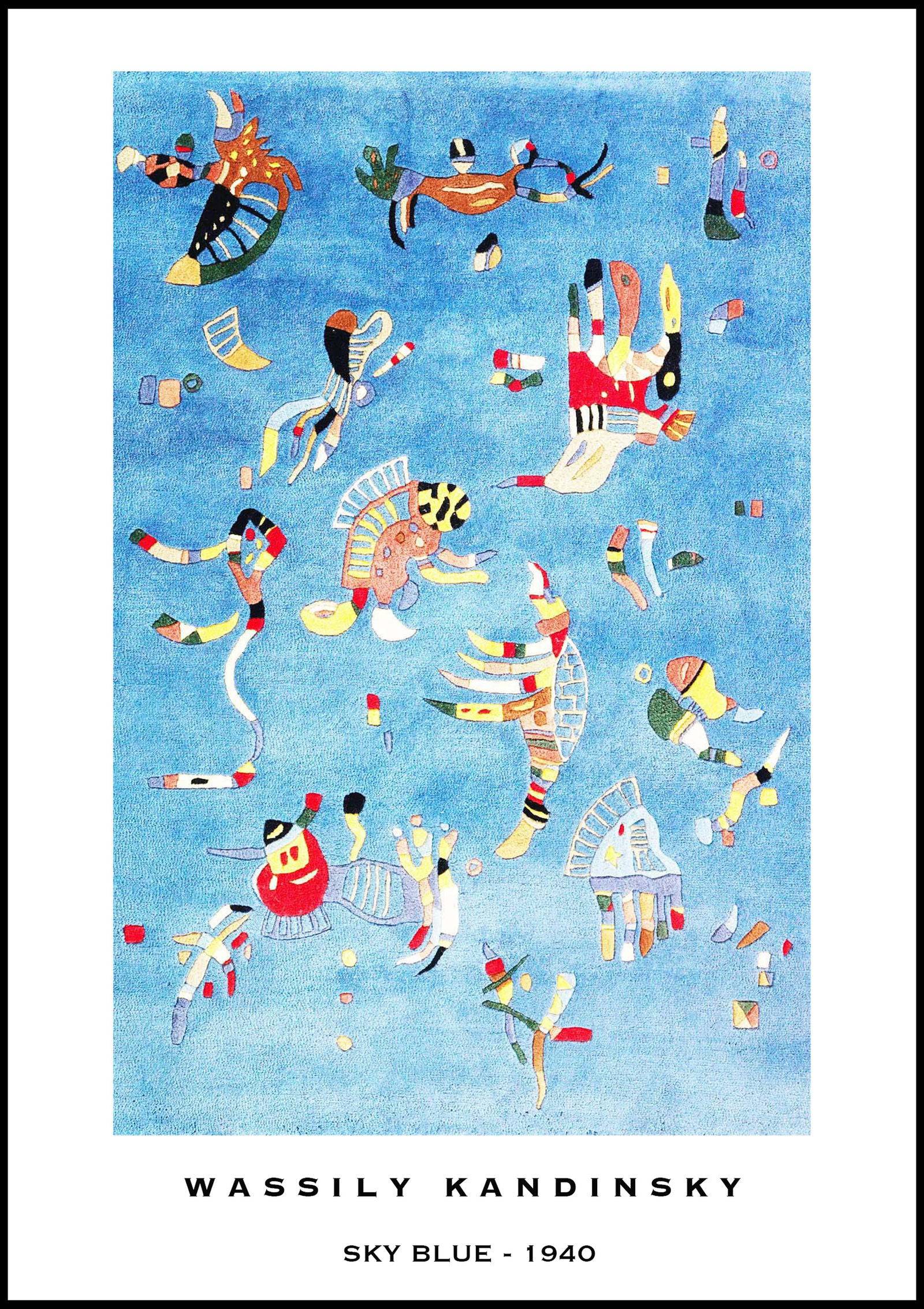 "Wassily Kandinsky - Sky Blue Poster"