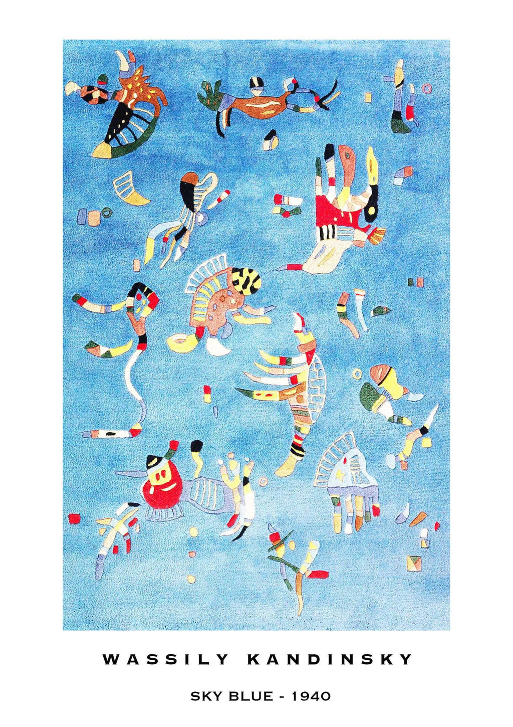 "Wassily Kandinsky - Sky Blue Poster"
