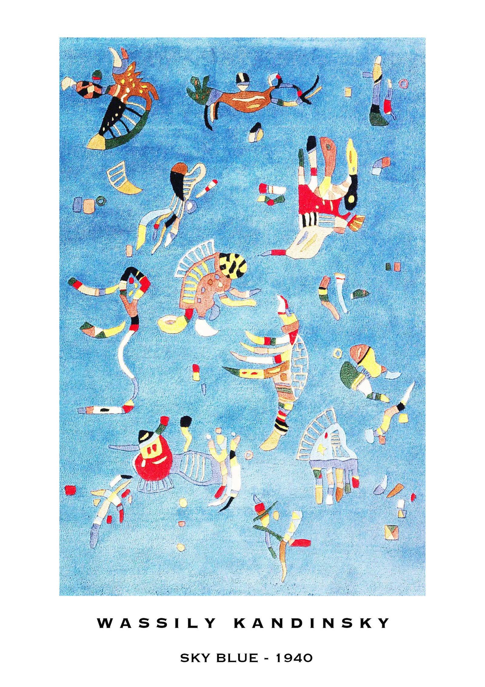 "Wassily Kandinsky - Sky Blue Poster"