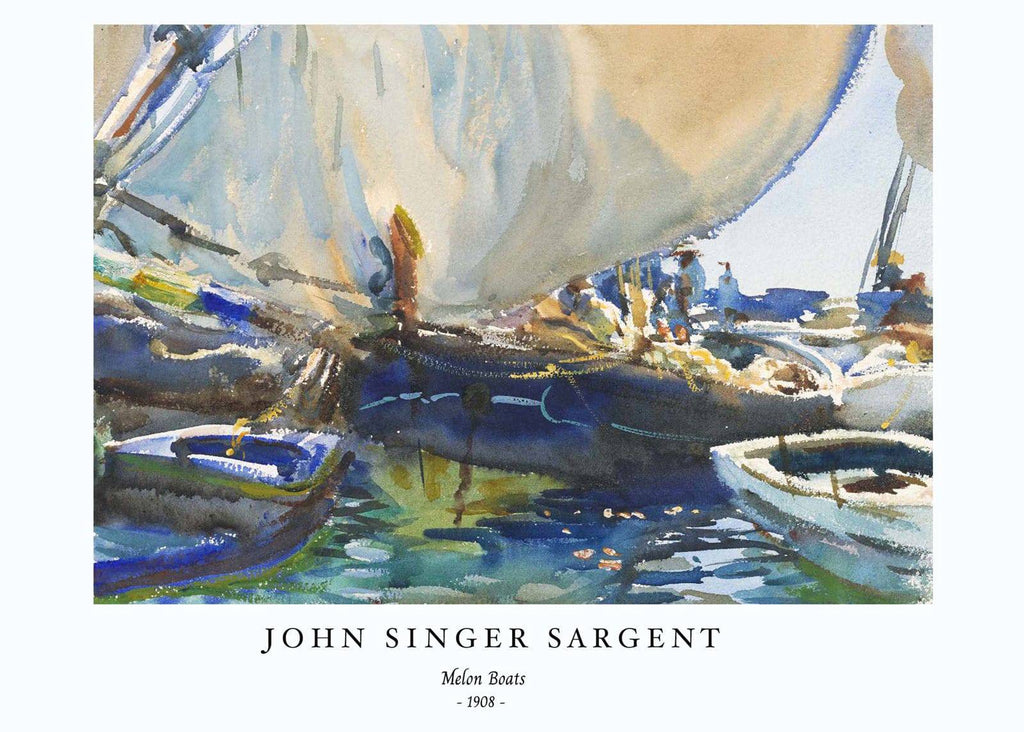 "John Singer Sargent - Melon Boats Poster"