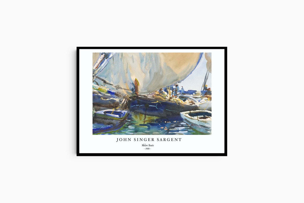 "John Singer Sargent - Melon Boats Poster"