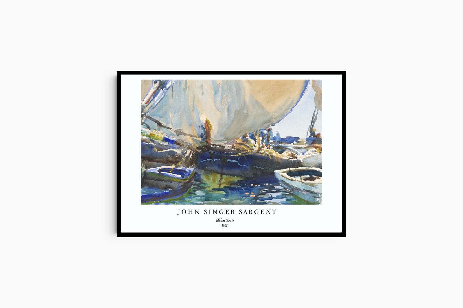 "John Singer Sargent - Melon Boats Poster"