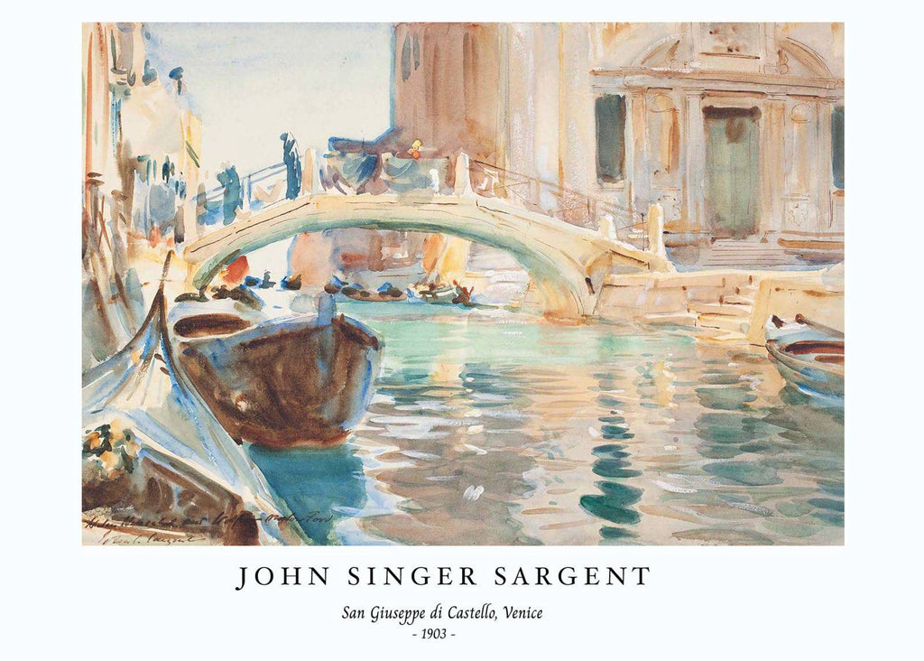 "John Singer Sargent - San Giuseppe di Castello Poster"