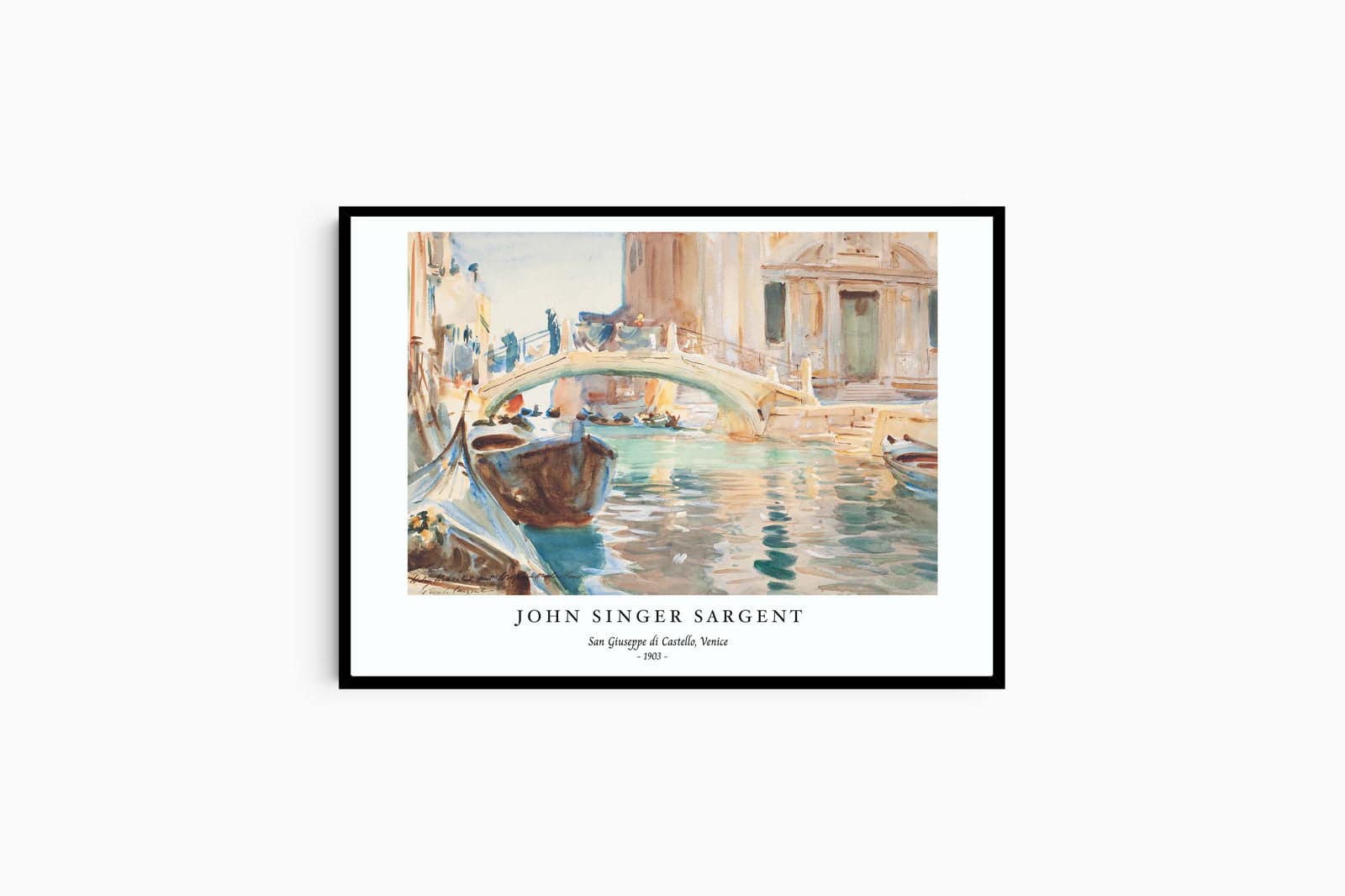 "John Singer Sargent - San Giuseppe di Castello Poster"