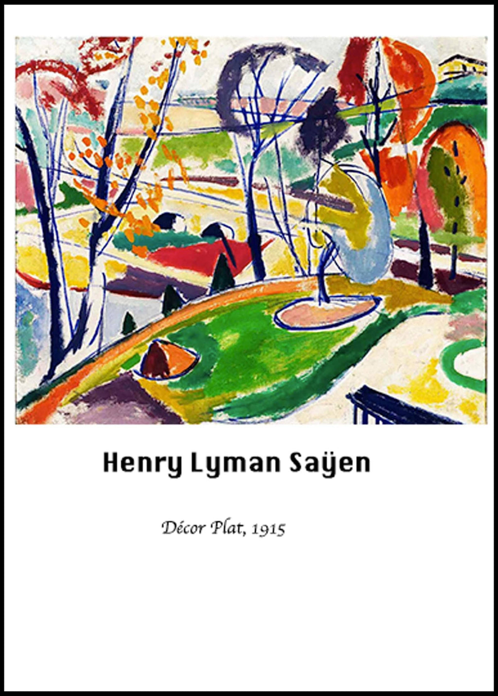 "Henry Lyman Saÿen - Décor Plat Poster"