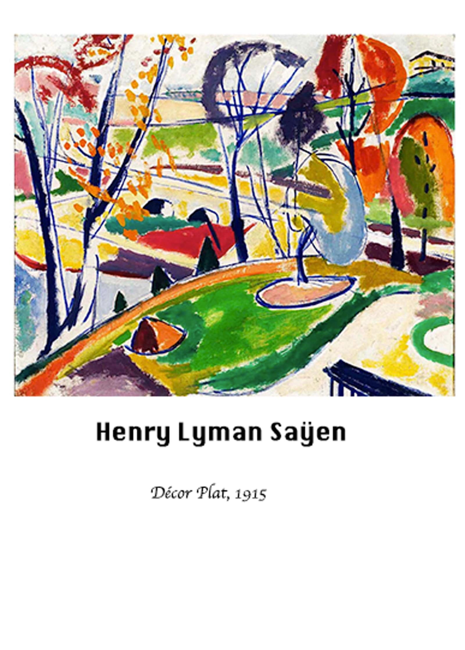 "Henry Lyman Saÿen - Décor Plat Poster"