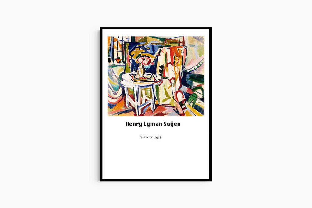 "Henry Lyman Saÿen - Interior Poster"