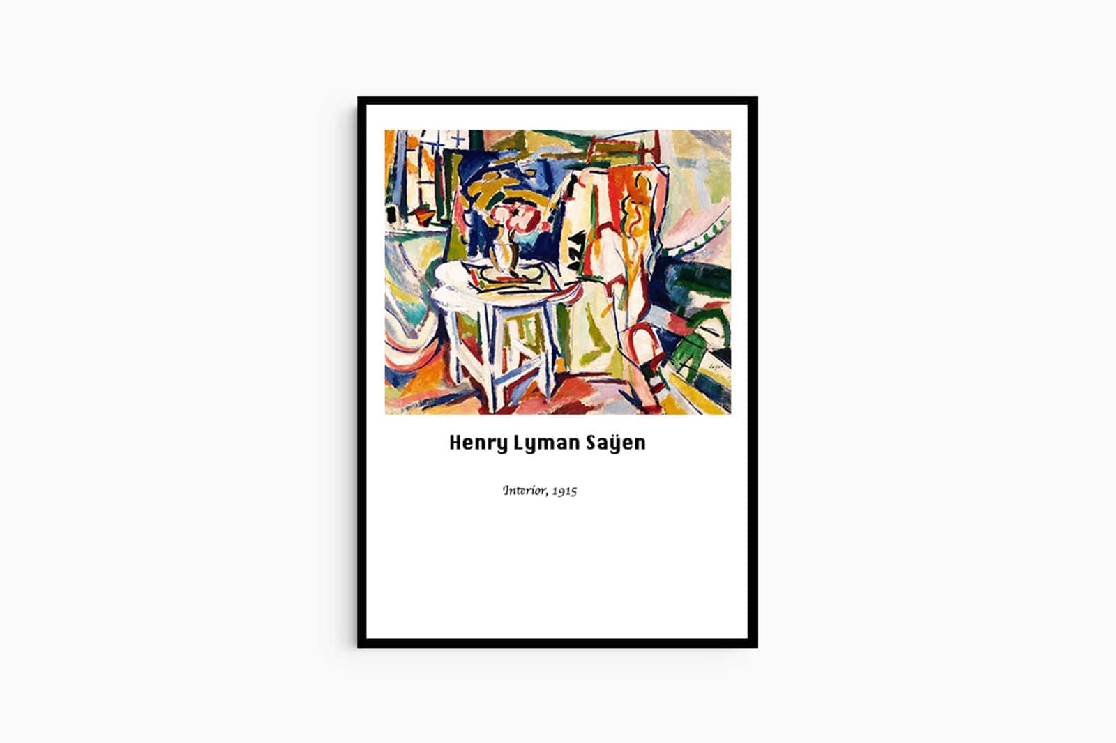 "Henry Lyman Saÿen - Interior Poster"