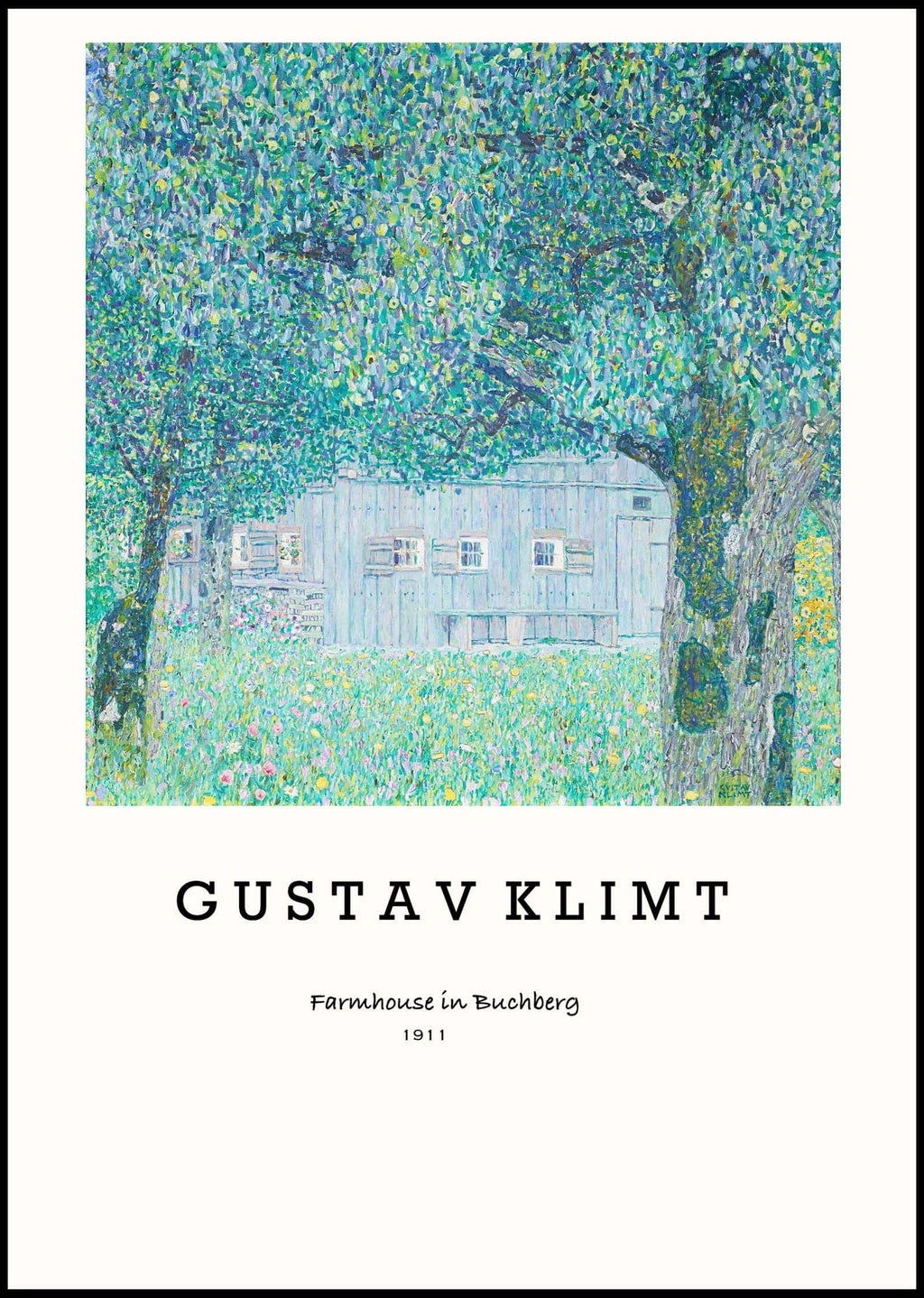 "Gustav Klimt - Farmhouse in Buchberg Poster"