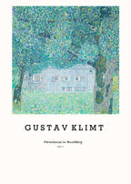 "Gustav Klimt - Farmhouse in Buchberg Poster"