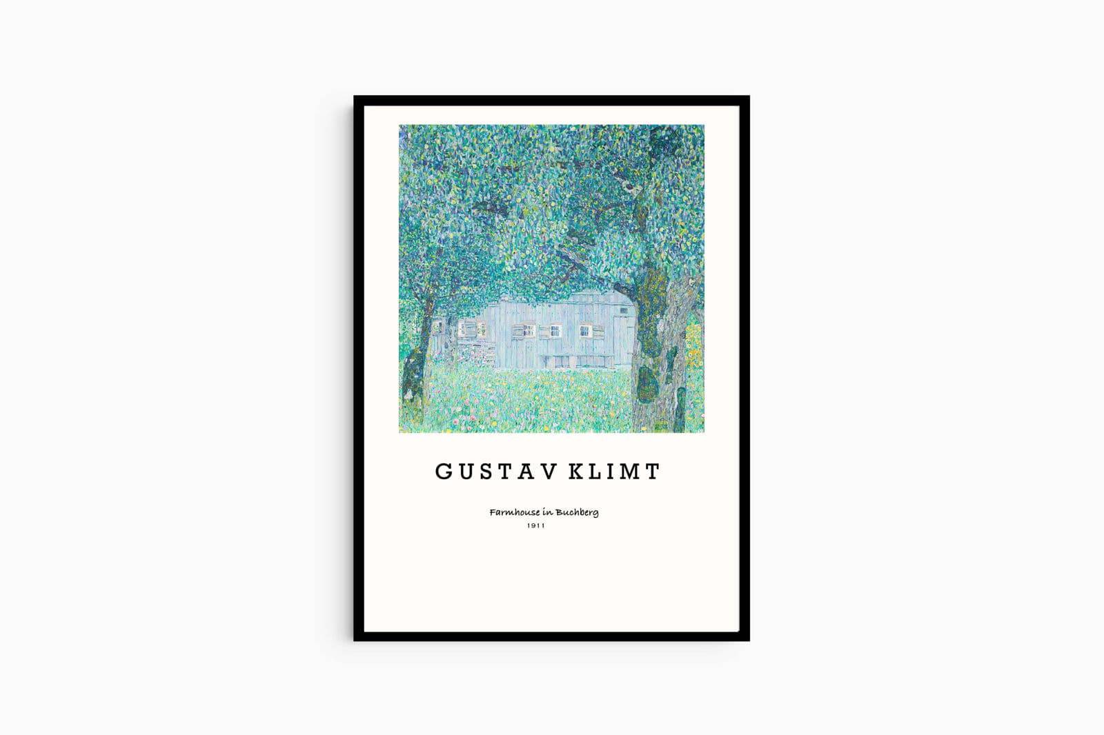"Gustav Klimt - Farmhouse in Buchberg Poster"