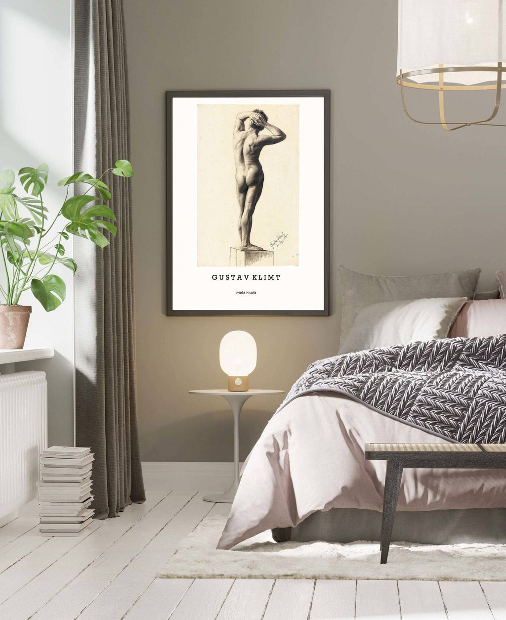 "Gustav Klimt - Male Nude Poster"