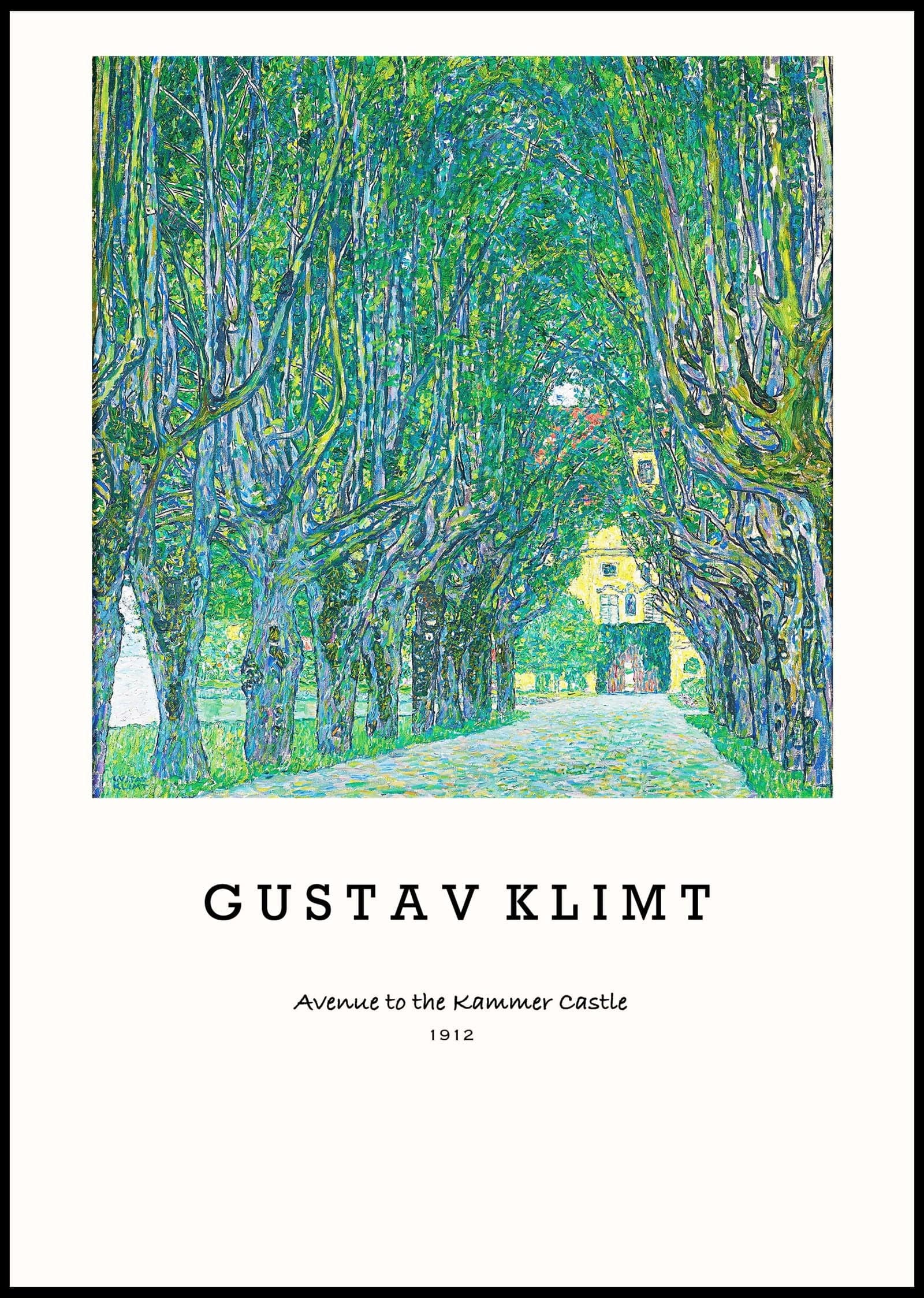 "Gustav Klimt - Avenue to the Kammer Castle Poster"