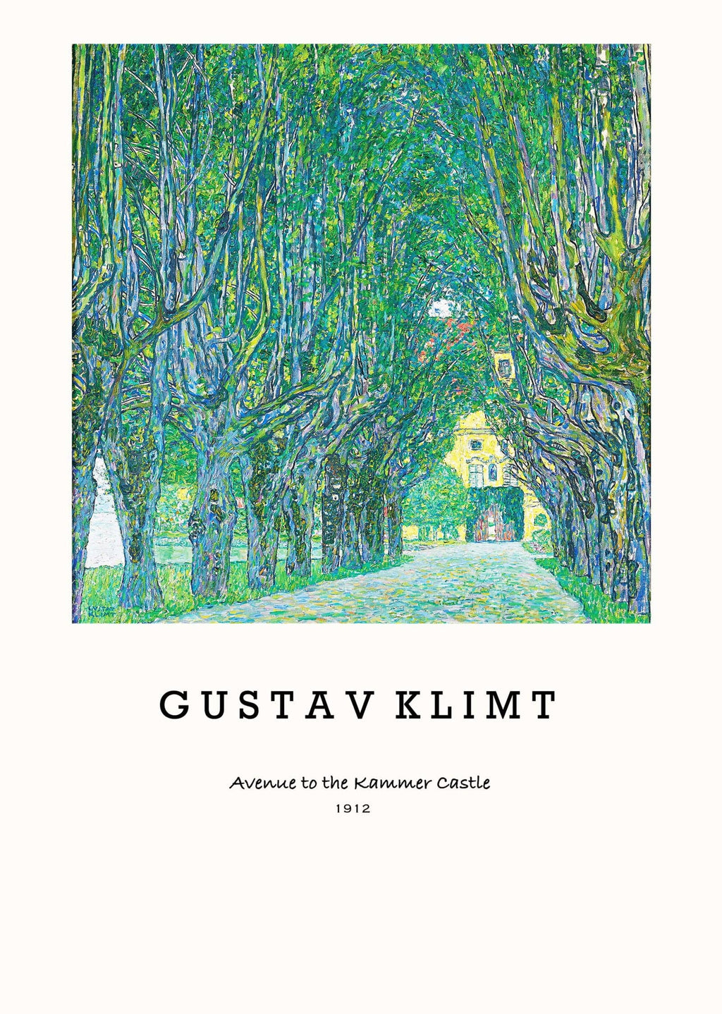 "Gustav Klimt - Avenue to the Kammer Castle Poster"