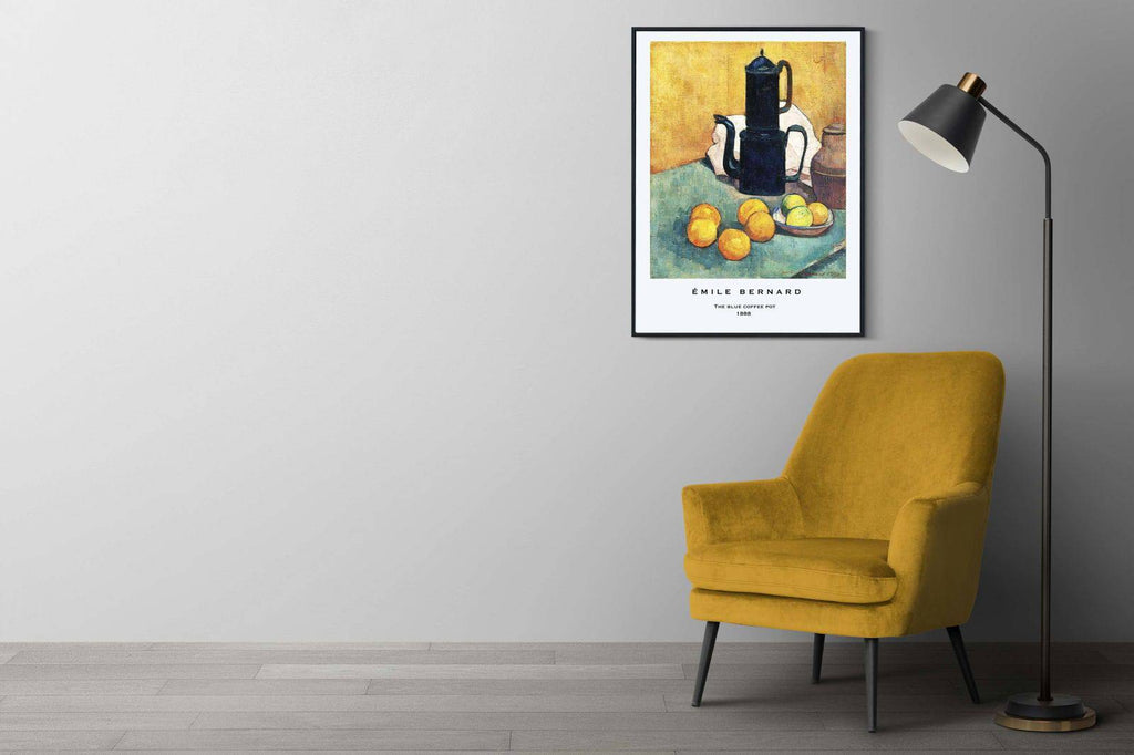 "Émile Bernard - The Blue Coffee Pot Poster"