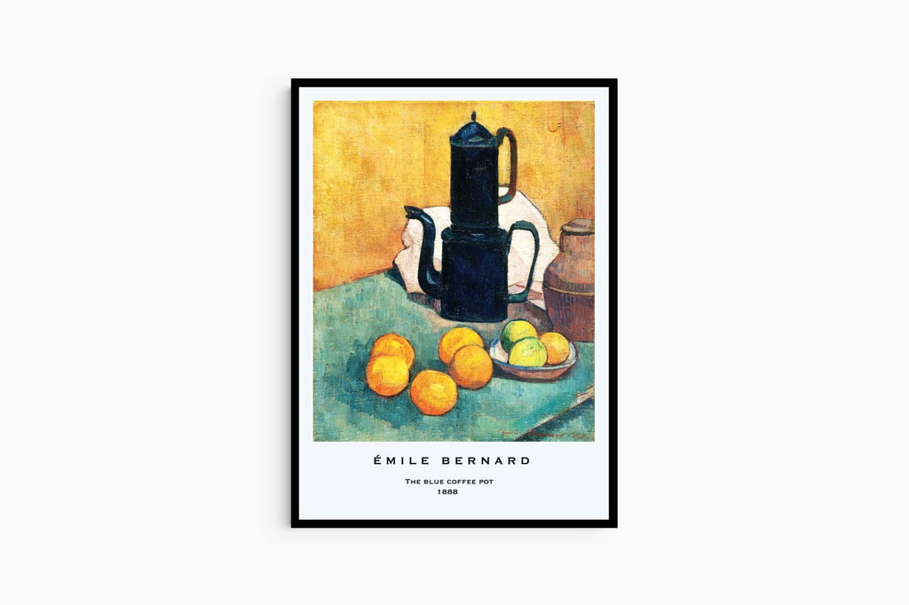 "Émile Bernard - The Blue Coffee Pot Poster"