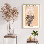 "Egon Schiele - White Chrysanthemum Poster"