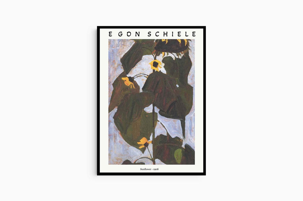 "Egon Schiele - Sunflower Poster"