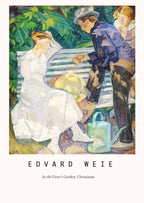 "Edvard Weie - In the Vicar’s Garden Poster"