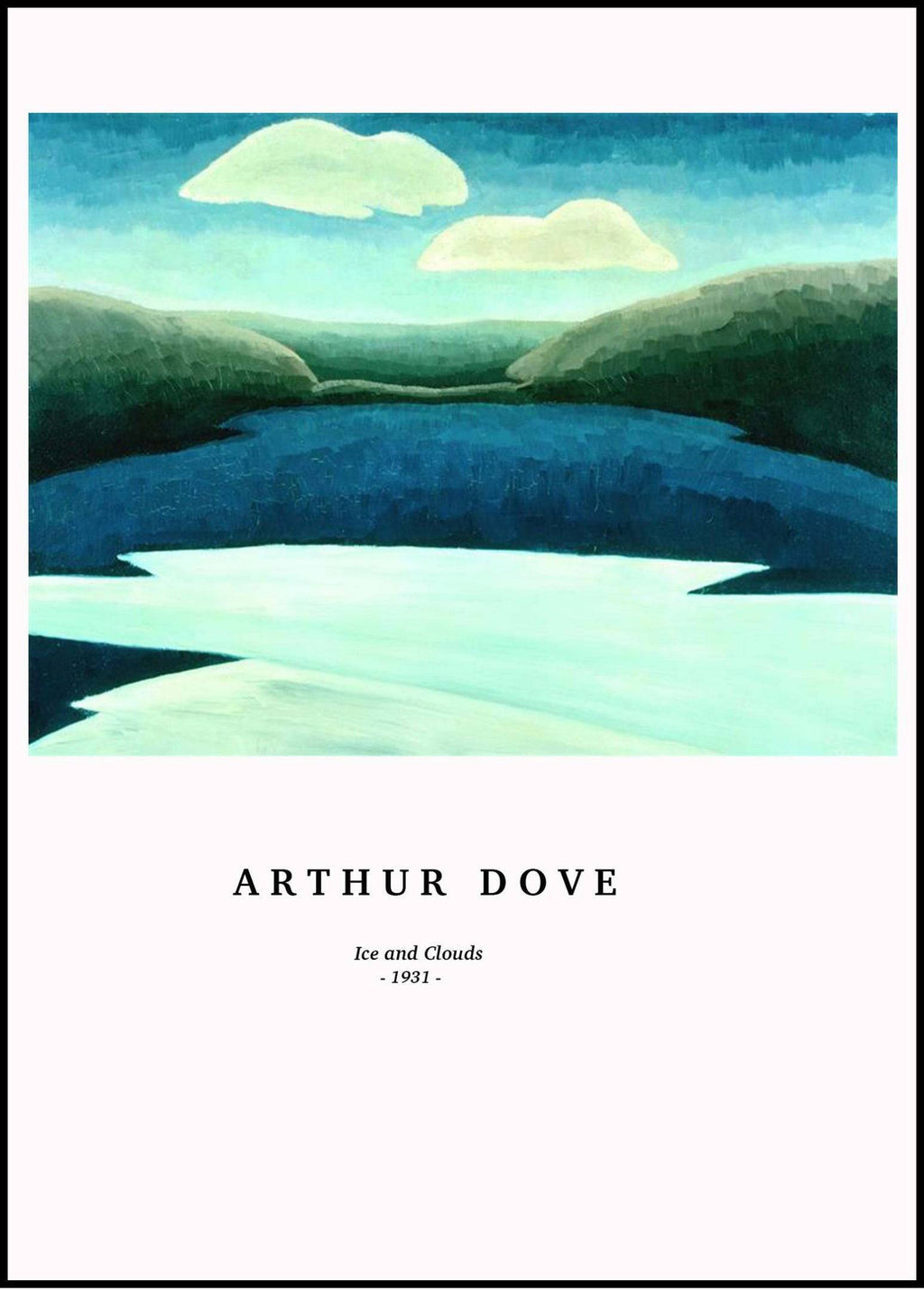 "Arthur Dove - Ice and Clouds Poster"