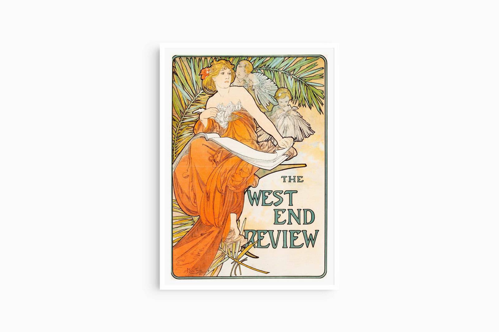 "Alphonse Mucha - The West End Review Poster - Hakyarts"