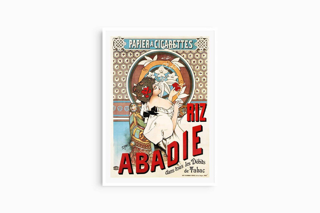 "Alphonse Mucha - Riz Abadie Poster - Hakyarts"
