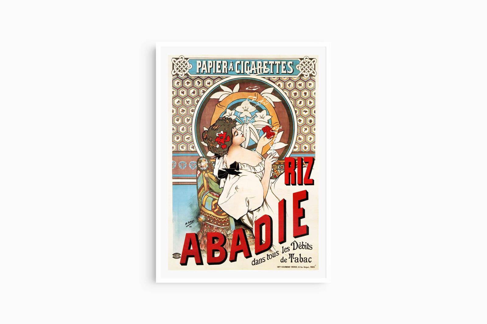 "Alphonse Mucha - Riz Abadie Poster - Hakyarts"